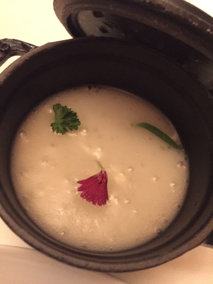 A rice based dish that looked bland but was packed with interesting flavors.